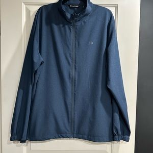 Travis Mathew Mens Full Zip Jacket XL Blue